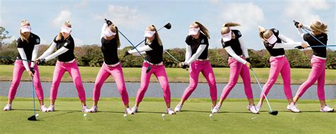 best ladies golf swing video.